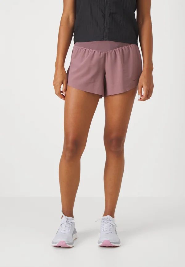 Hoka One One 5005189 HOKA GLIDE SHORT Sports shorts smokey quartz