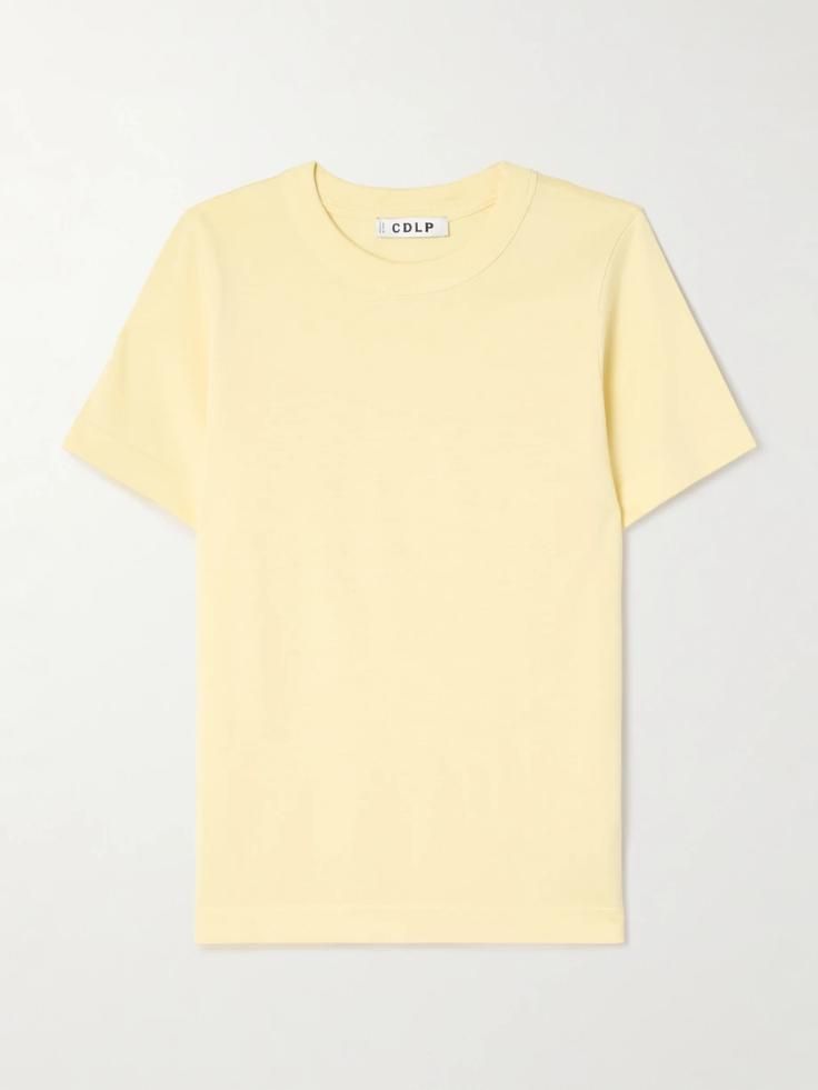 CDLP TENCEL Lyocell and cotton blend T shirt