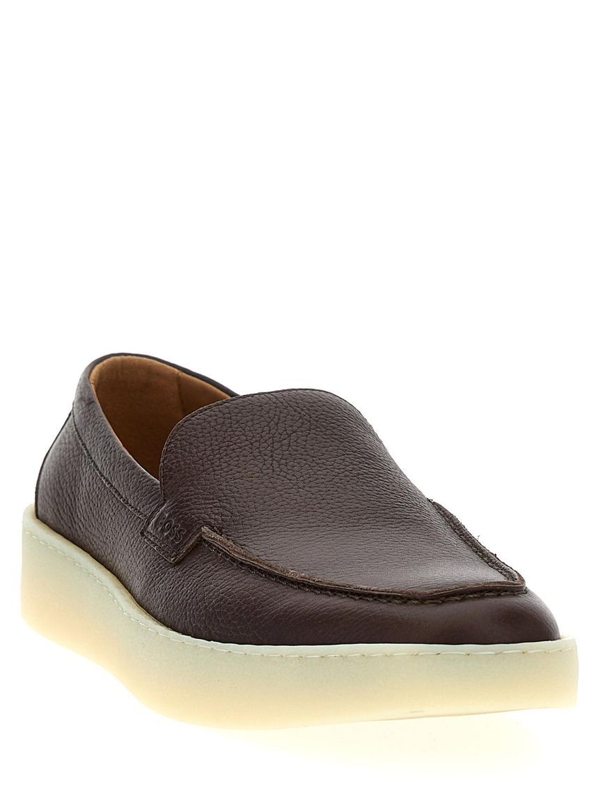 휴고보스 Clay loafers Brown 50523929206 []