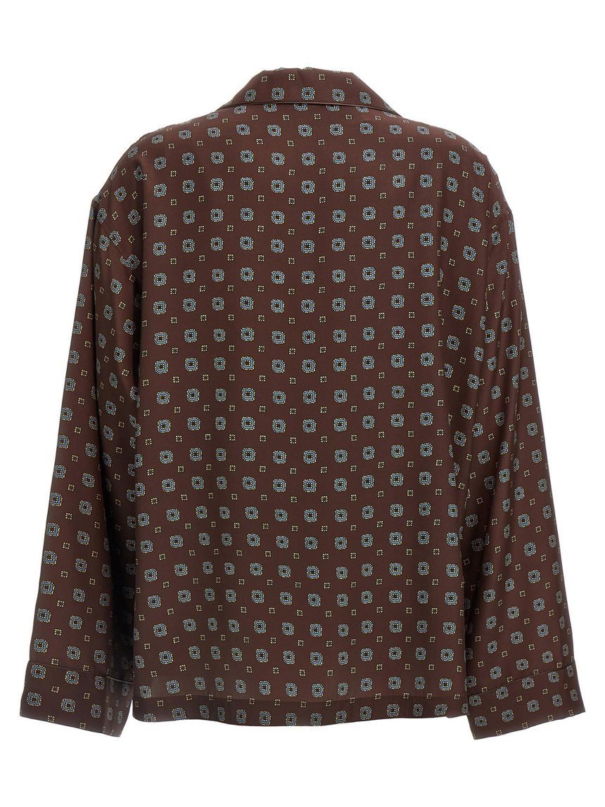 모스키노 긴팔 티셔츠 A0205 5455 1102 MULTI BROWN