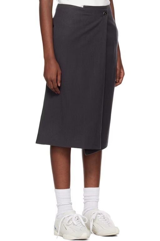 [아더에러]Gray Product  63 Midi Skirt 242039F092001