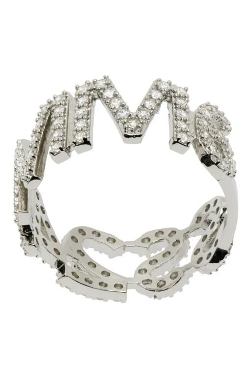 [메종마르지엘라]Silver Letter Ring 241188M147015