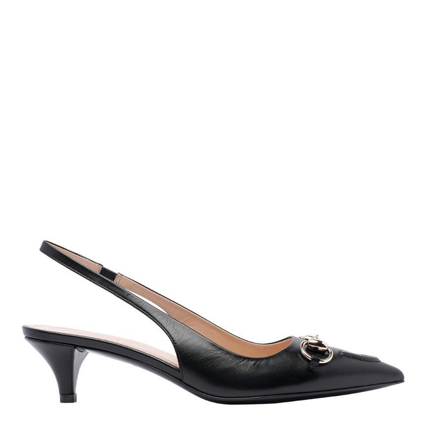구찌 HORSEBIT SLINGBACK 782407DMBT01000 - Heel: 5 cm []