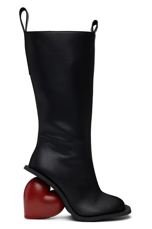 [Yume Yume]Black Love Boots 242844F115007