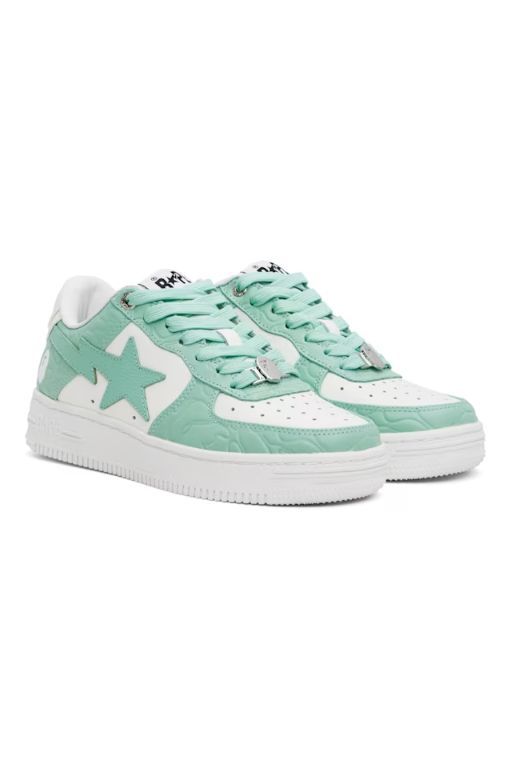 베이프(BAPE) | 25 SS 베이프 블루 화이트 스타 4 스니커즈 241546F128009 | 트렌비 베이프(BAPE) | 25 SS 베이프 블루   화이트 스타... 