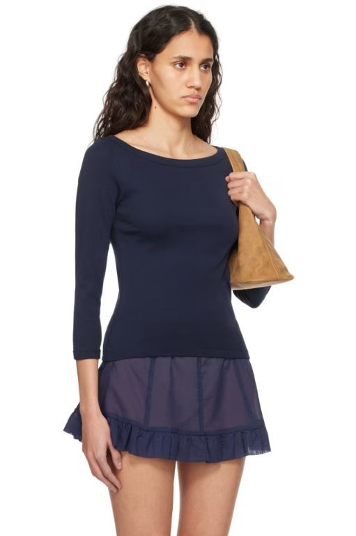 FLORE FLORE 네이비 스테피 티셔츠 STEFFI TEE TP839789312