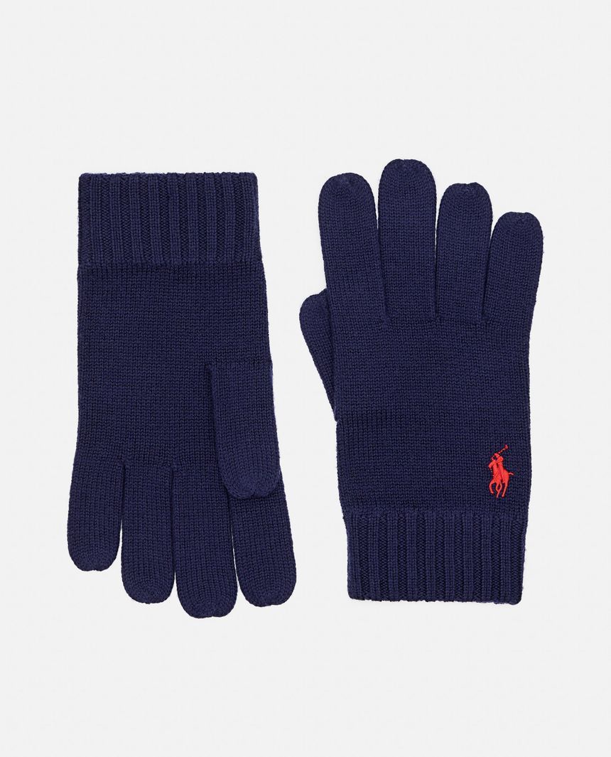 폴로 랄프로렌 710886135002HUNTERNAVY SIGNATURE PONY KNIT TOUCH GLOVES