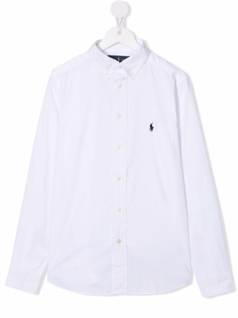 키즈 랄프 로렌 셔츠 322819238 001 WHITE
