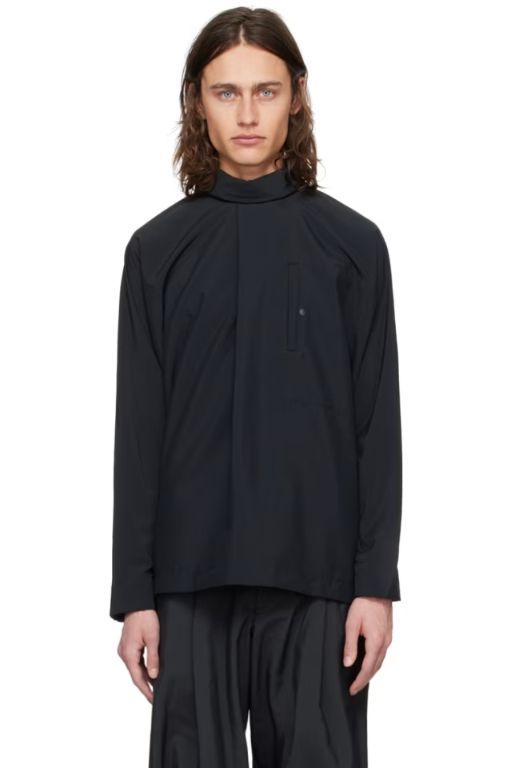 [옴므 플리세 이세이 미야케]Black Verso Shirt 241729M192005
