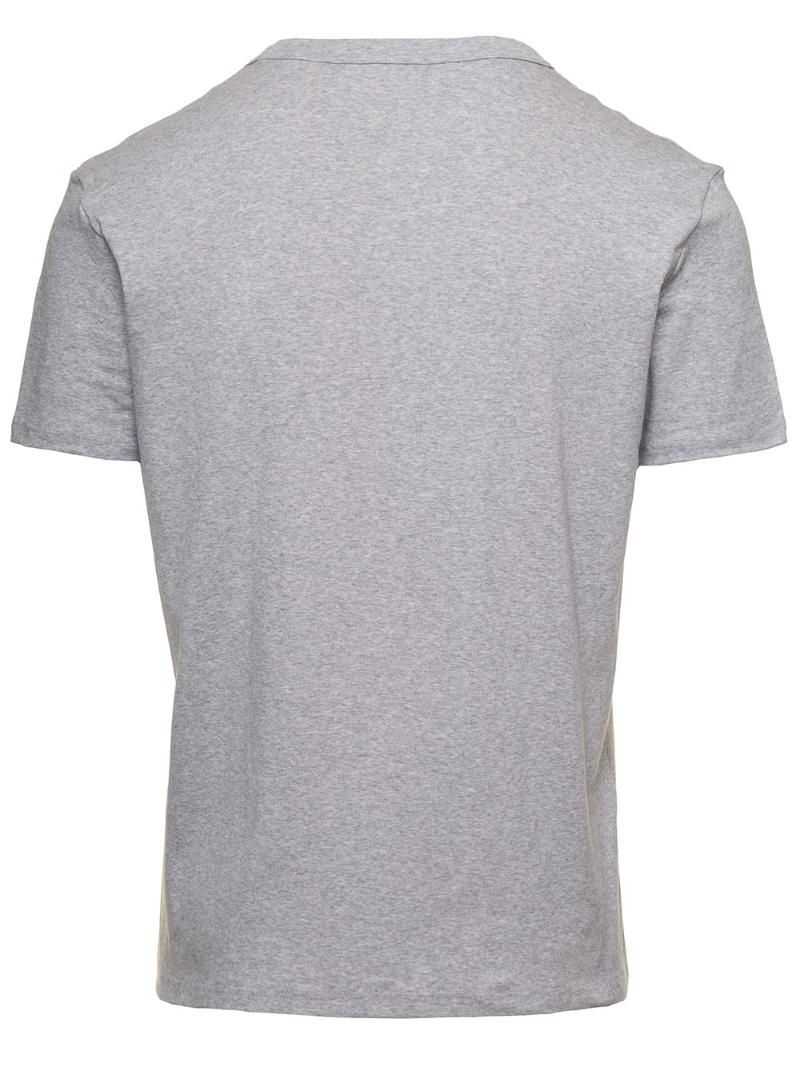 TOM FORD T4M091040020 Tom Ford 남성용 코튼 V넥 티셔츠
