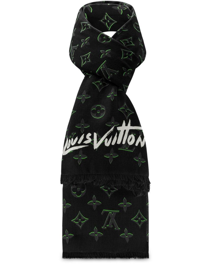 25 SS 루이비통 남성 모노그램 스포트라이트  Monogram Spotlight  스톨 black LVUZBRGFBCKZZZZZ00 TP817675334
