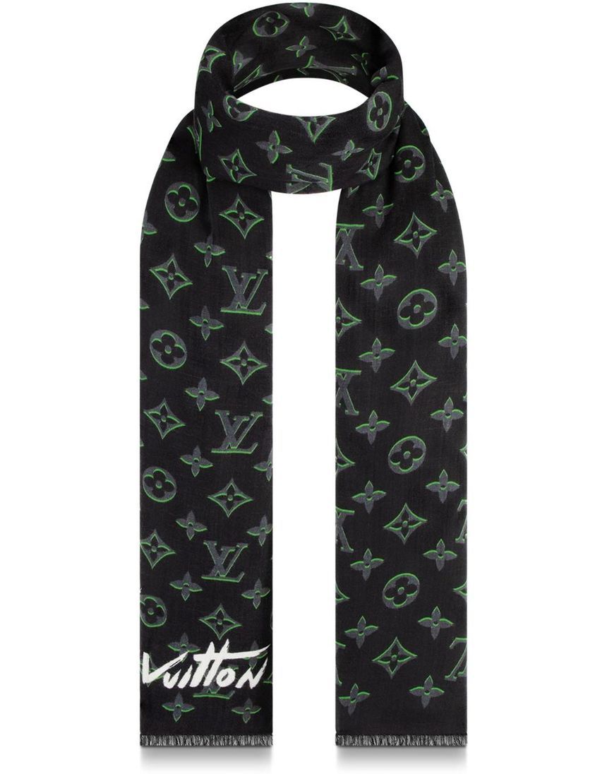 25 SS 루이비통 남성 모노그램 스포트라이트  Monogram Spotlight  스톨 black LVUZBRGFBCKZZZZZ00 TP817675334
