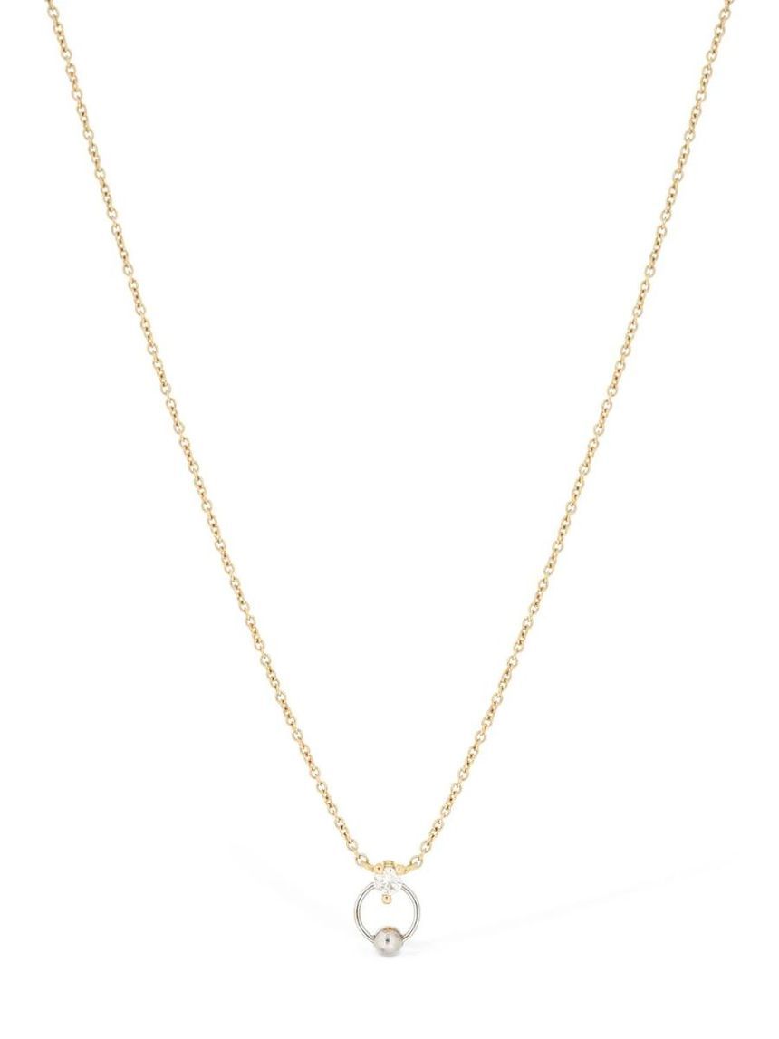 [NB14] 델피나델레트레즈 여성 목걸이 Two in one small diamond necklace 76I-Z4W004