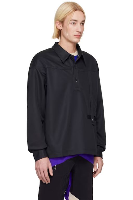 [아식스]NOVALIS Black Ormosiancy Pullover Shirt 242092M192005