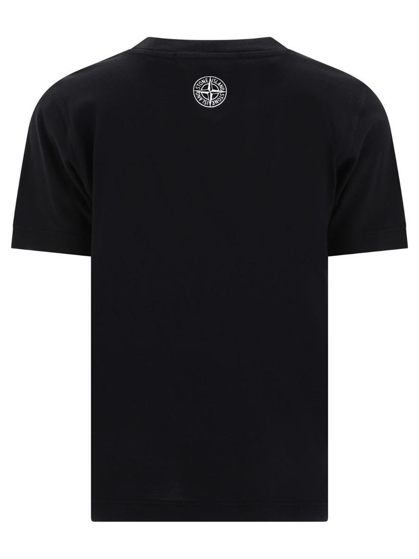 Stone Island Junior  Stone Island  t shirt Black 791621051V0029 []