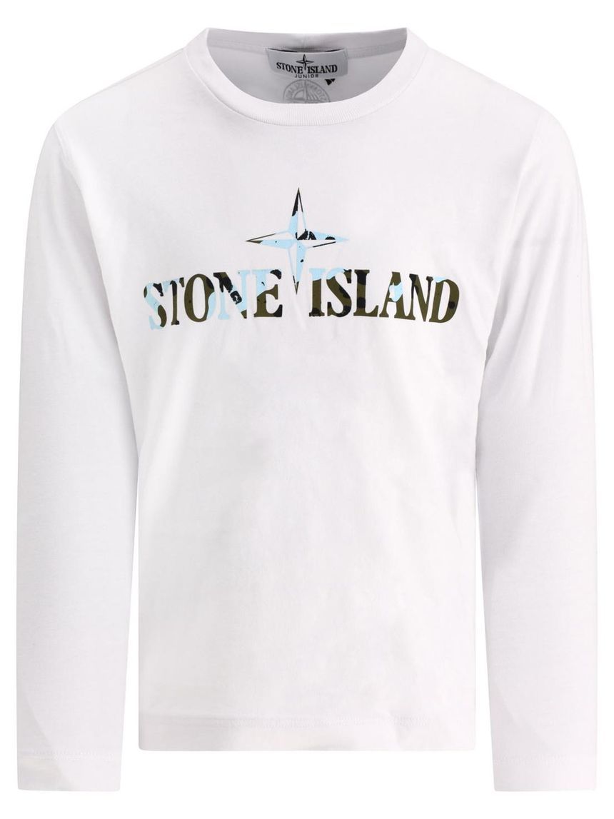 Stone Island Junior  Stone Island  t shirt White 791621151V0093 []