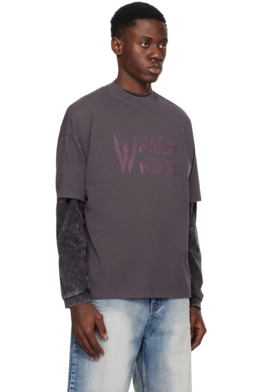 웰던 그레이 크리스탈 티셔츠 WD TT1 24 714 U DG TP842819766