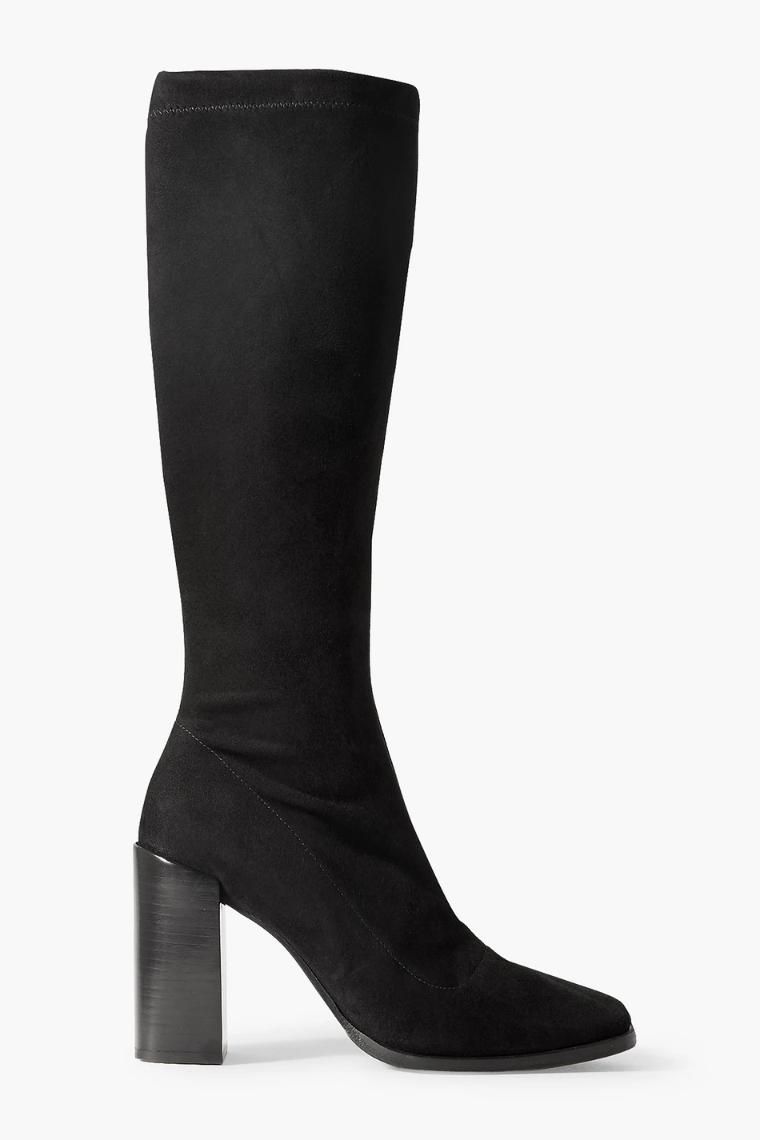 [NB07] 스타우드 여성 부츠 Paz stretch suede knee boots 1647597347858278