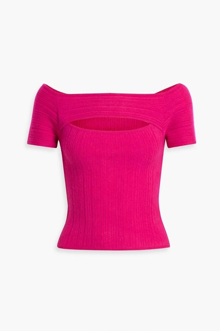 NAADAM Cutout ribbed cashmere top 1647597329162020