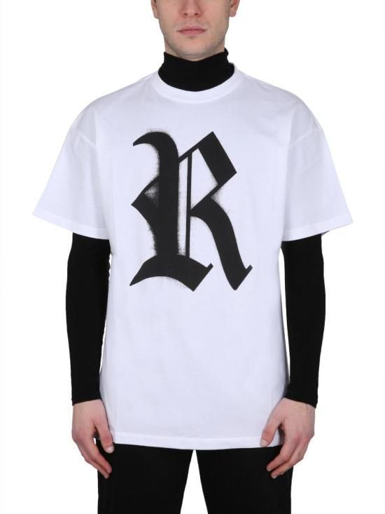 라프 시몬스 반팔 티셔츠 231 120 190010010 WHITE