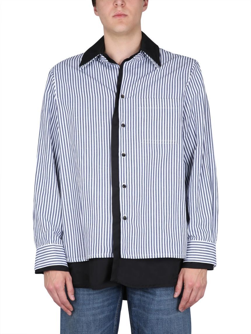 23 S/S 보테가 베네타 코튼 & 린넨 셔츠 739115_V2YQ04057 B0040215162