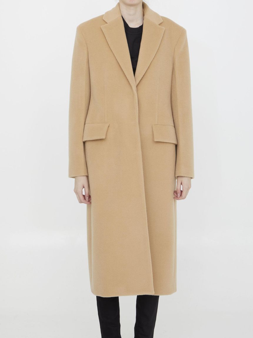 JIL SANDER 싱글 브레스트 울 코트 J02AA0117226