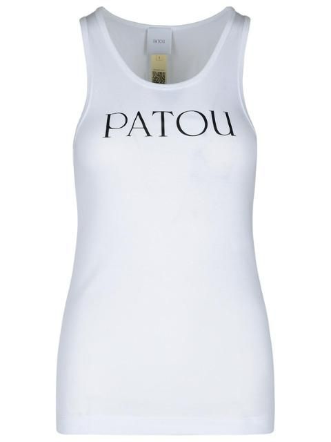 PATOU 로고 프린팅 코튼 탱크탑 1561651
