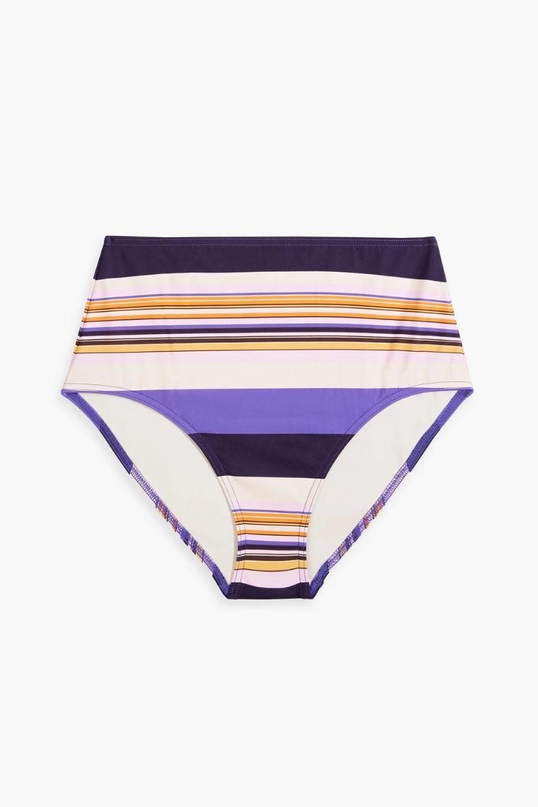 [NB07] 짐머만 여성 수영복 Striped high rise bikini briefs 1647597320274031