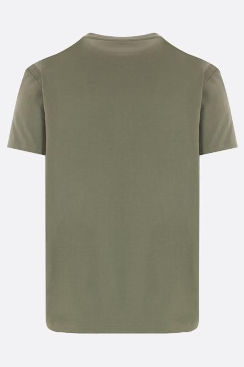 FY1319ATC7F0GZ4 COTTON T SHIRT WITH TRIPLE FF EMBROIDERY