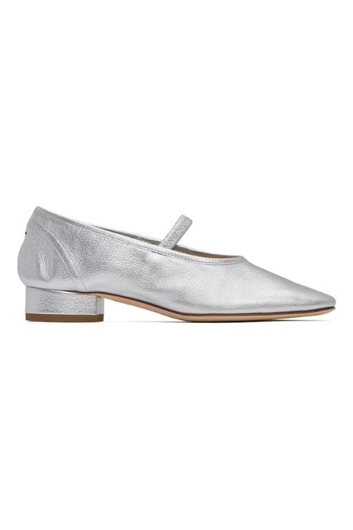 [에이디]Silver Pippa Ballerina Flats 242454F118013