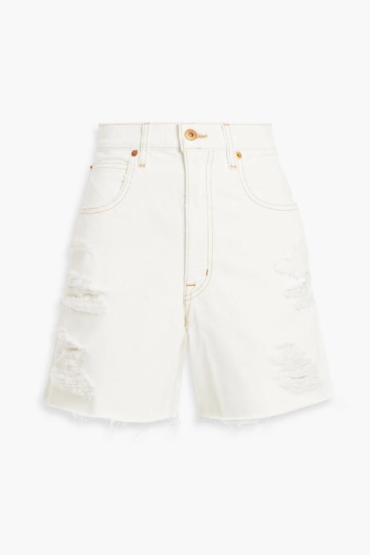 SLVRLAKE Dakota distressed denim shorts