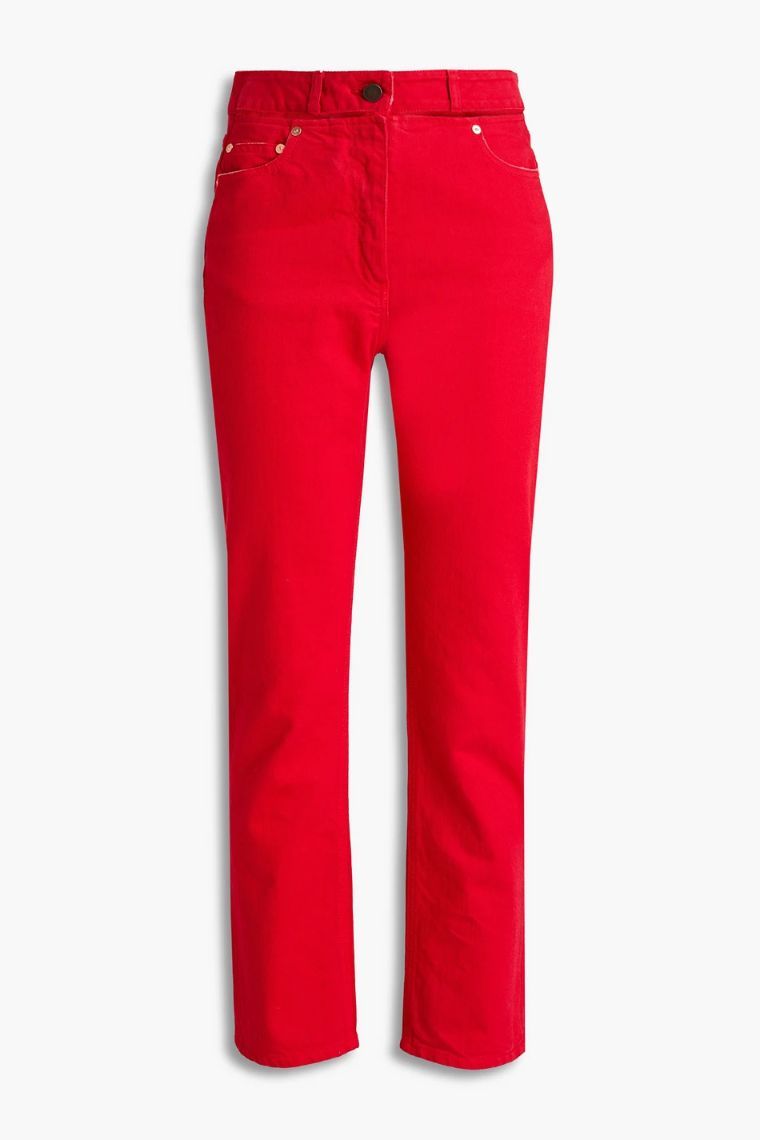 [NB07] 발렌티노 가라바니 여성 청바지 Cutout high rise slim leg jeans 42247633208812089