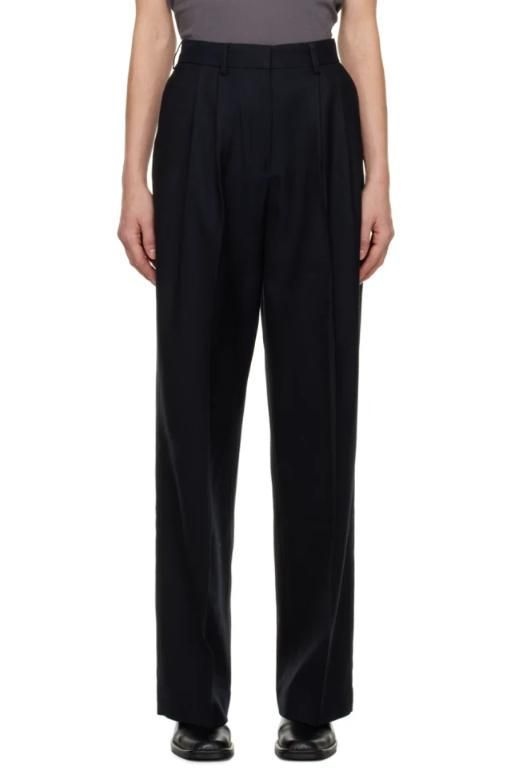 [House of Dagmar]Navy Valentina Trousers 222874F087009