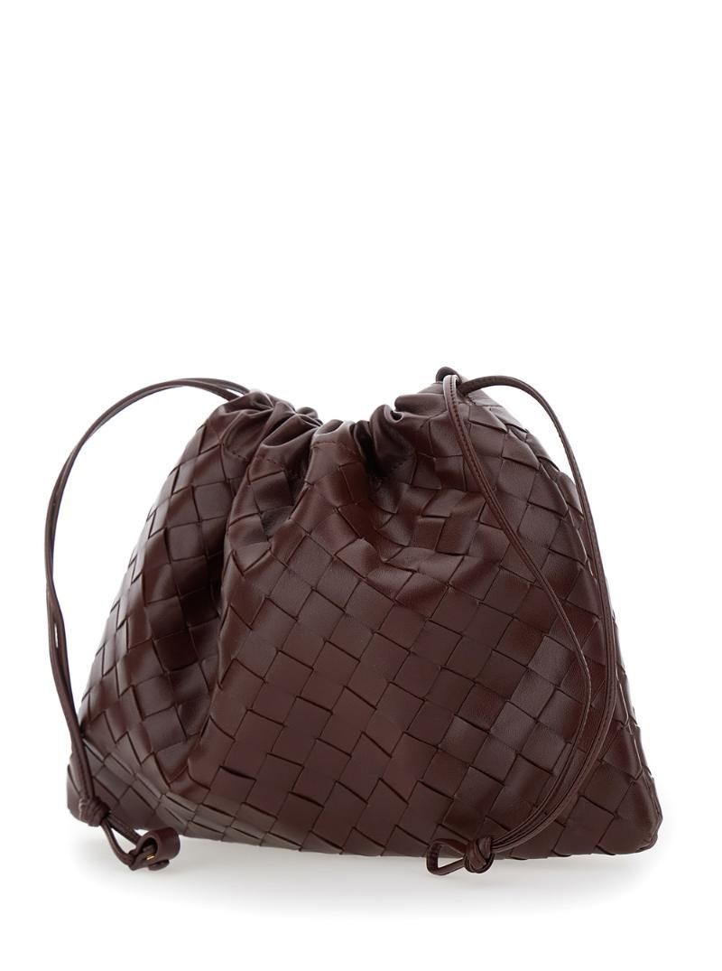 BOTTEGA VENETA 중간 더스트백 인트레치아토 15 베네치아 송아지 가죽 796728V3IV12122