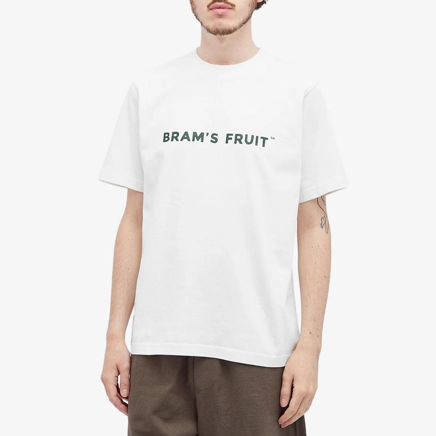 Bram's Fruit Brams Fruit Logo T Shirt 393-WHT