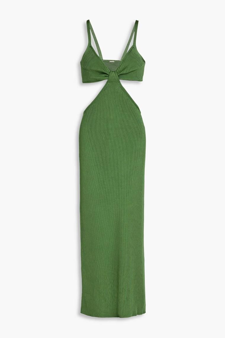 컬트가이아 Serita cutout ribbed knit midi dress 1647597318110156