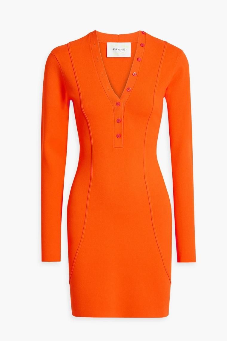 프레임   Julia Sarr Jamois cutout knitted mini dress 1647597311403237