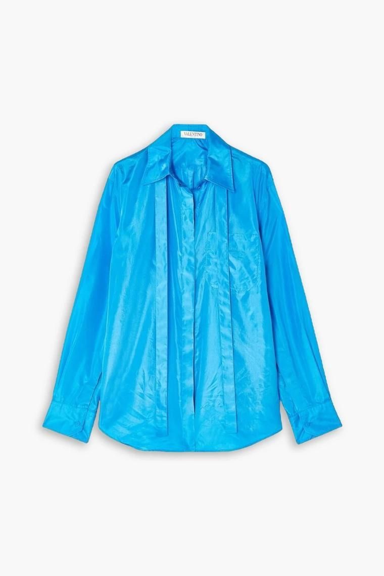 [NB07] 발렌티노 가라바니 여성 셔츠 Pussy bow silk taffeta shirt 1647597356721978