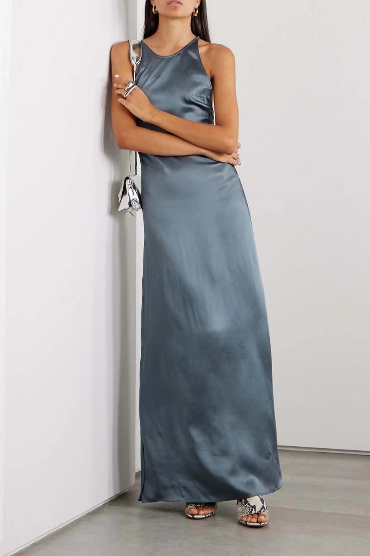 가우셰 Satin maxi dress 1647597348550299