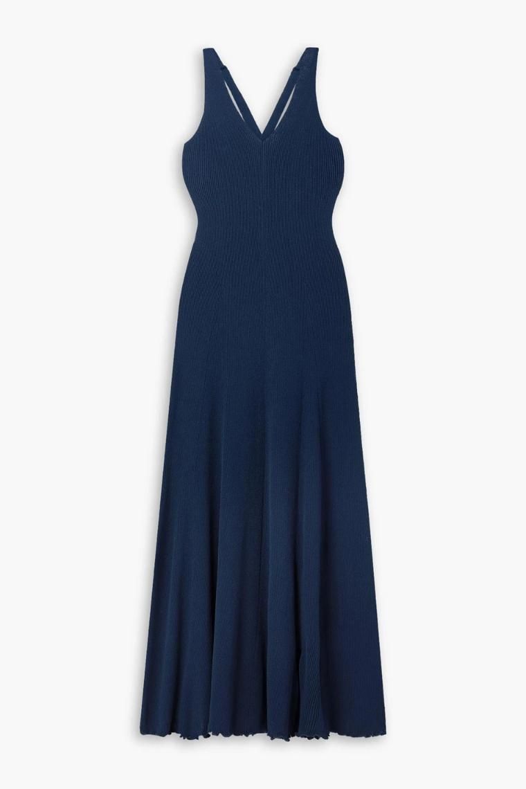 Live the Process Malia ribbed knit midi dress