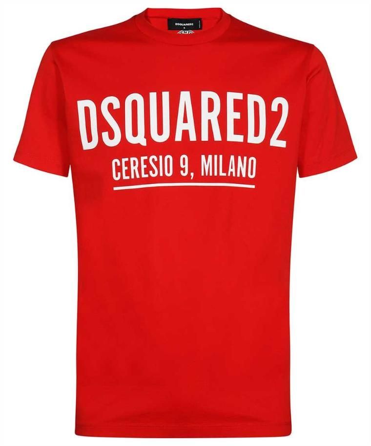 [NB24] 디스퀘어드2 남성 티셔츠 Dsquared2 S71GD1058 S23009 CERESIO9 COOL T shirt   Red s71gd1058s23009-316