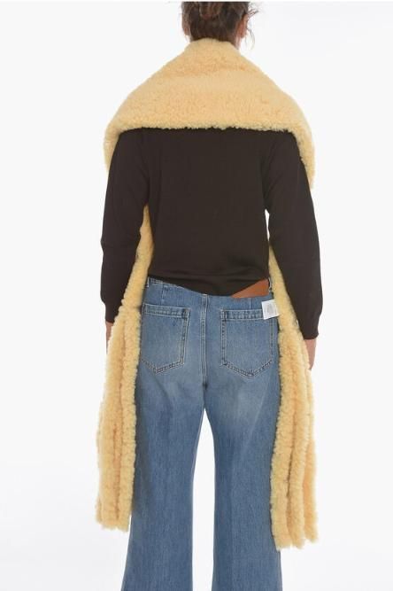[NB22] 보테가 베네타 여성 스카프 Fringed Shearling Scarf 534032