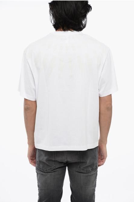 [NB22] 닐바렛 남성 티셔츠 Dropped Shoulder FAIRISLE THUNDERBOLT Cotton T Shirt 612148