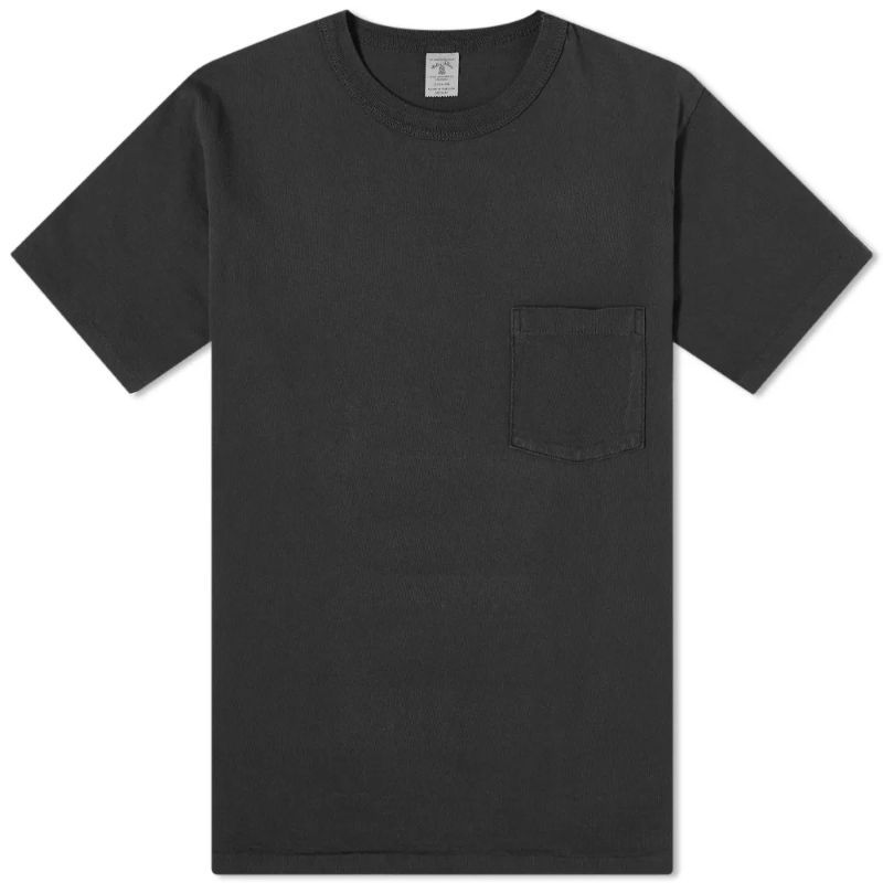 Velva Sheen Velva Sheen Pigment Dyed Pocket T Shirt 162000-BK