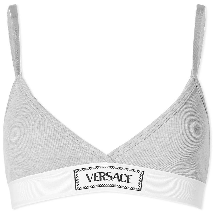 베르사체 Versace Logo Bralet Top 1013503-1A09551-1E130
