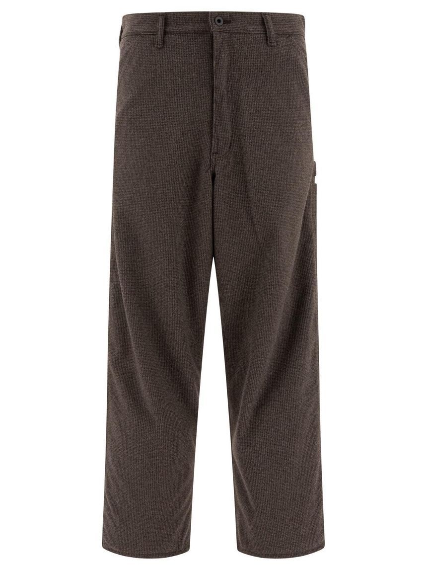 ORSLOW Painter  trousers 01-5328-155BROWN HOUND'S TOOTH
