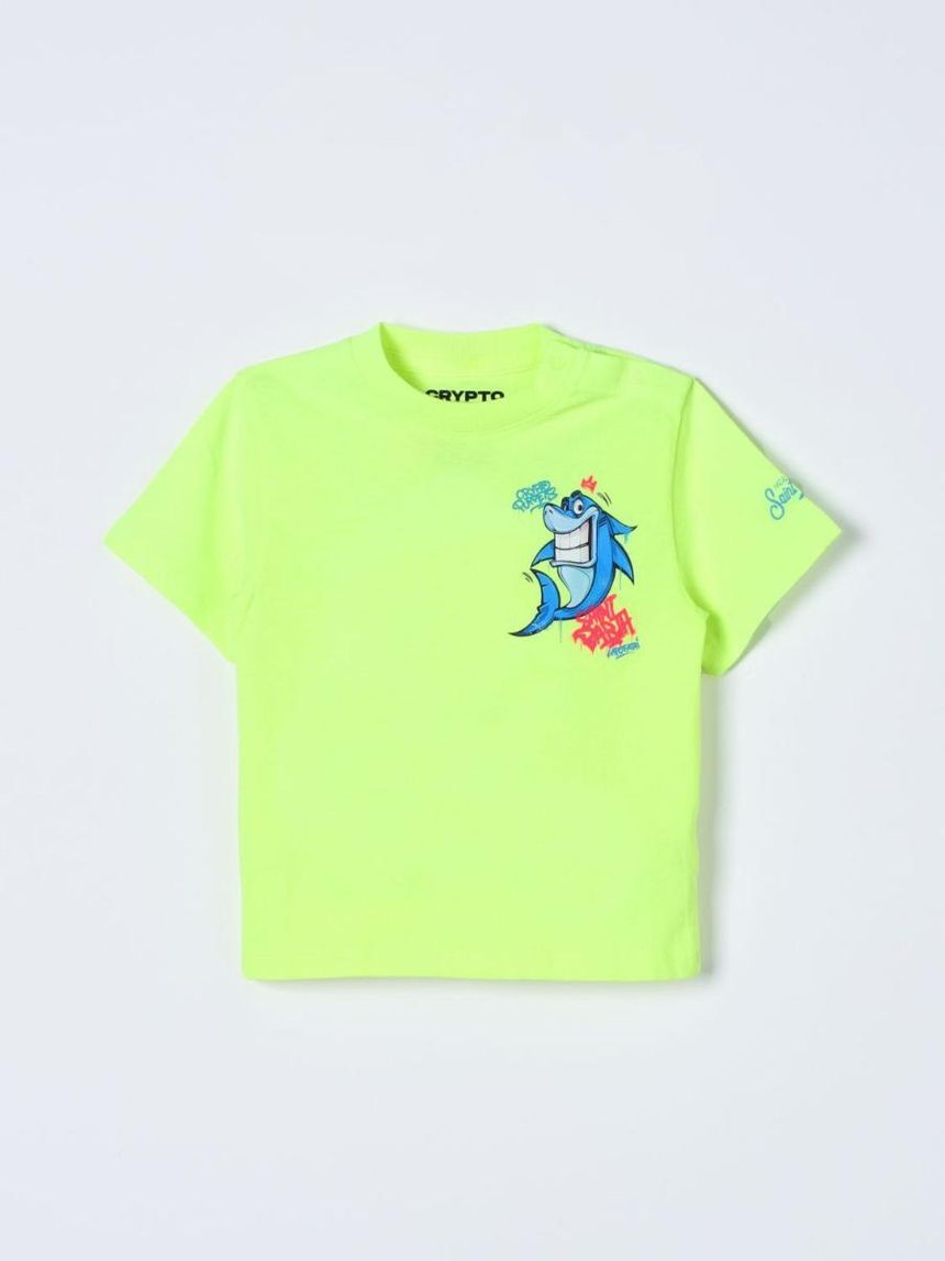 엠씨투세인트바스 Little Boys T shirt Mc2 Saint Barth TSH0001 CPT SHARK 02861F Multicolor 94 []