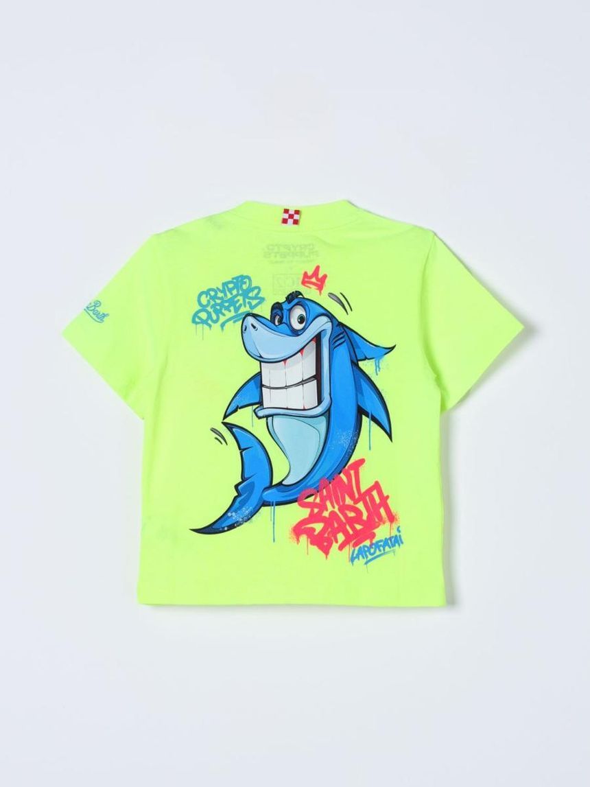 엠씨투세인트바스 Little Boys T shirt Mc2 Saint Barth TSH0001 CPT SHARK 02861F Multicolor 94 []