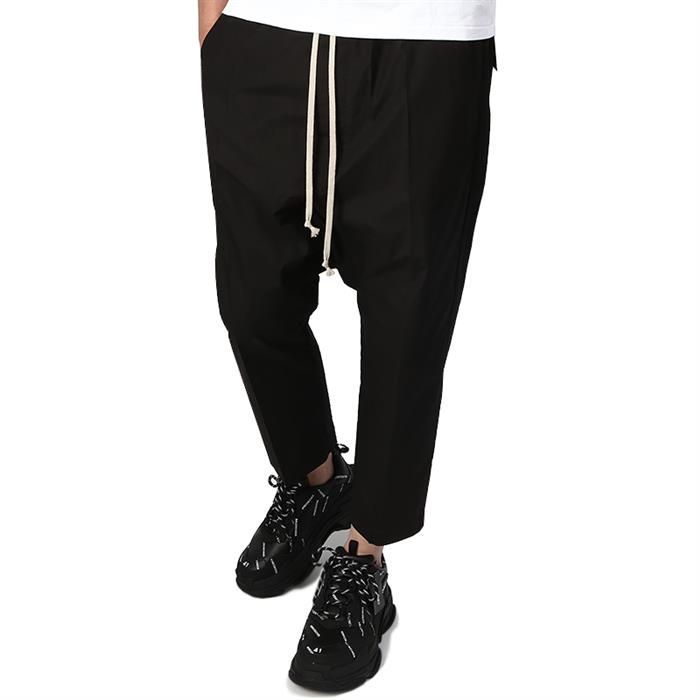 パンツ rick owens  drawstring cropped pants RICK OWENS - PANTS - Rick Owens