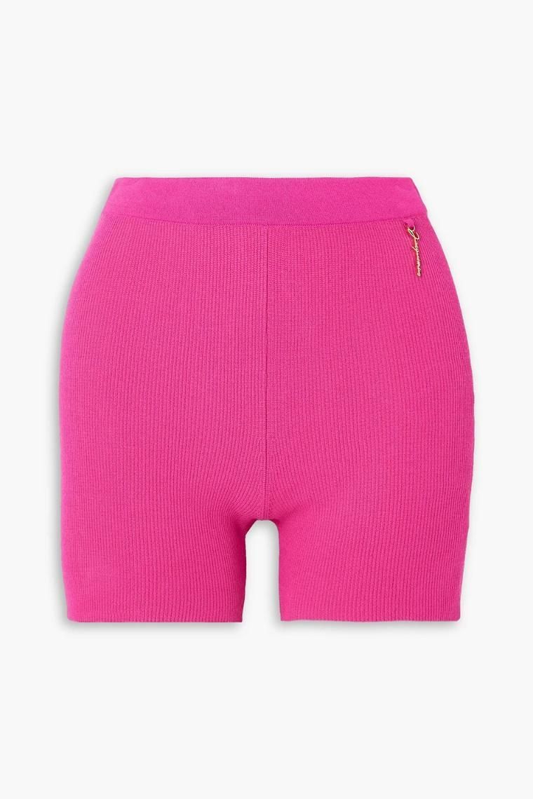 쟈크뮈스 Pralu ribbed knit shorts